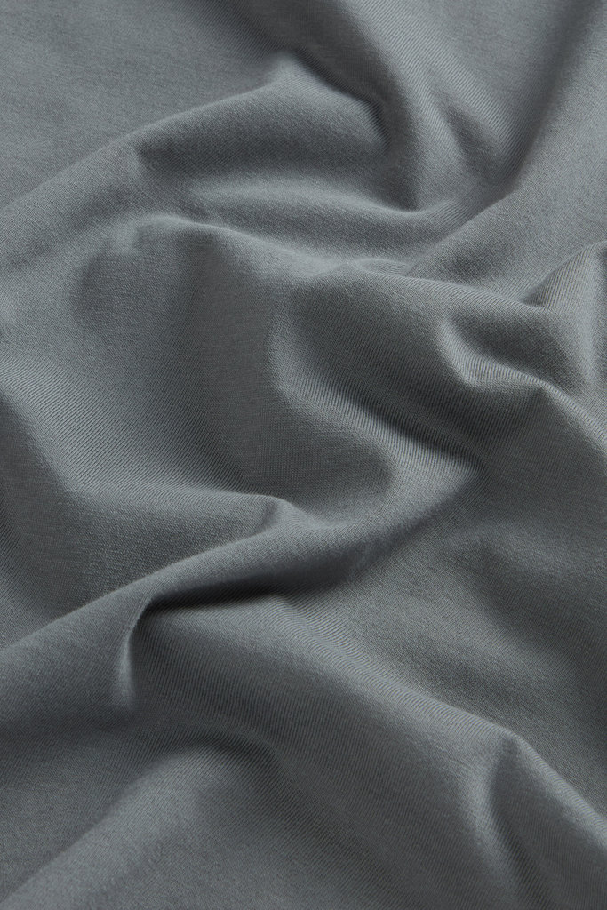 T-Shirt in Pure Cotton with Logo Gray photo 7 | Woolrich