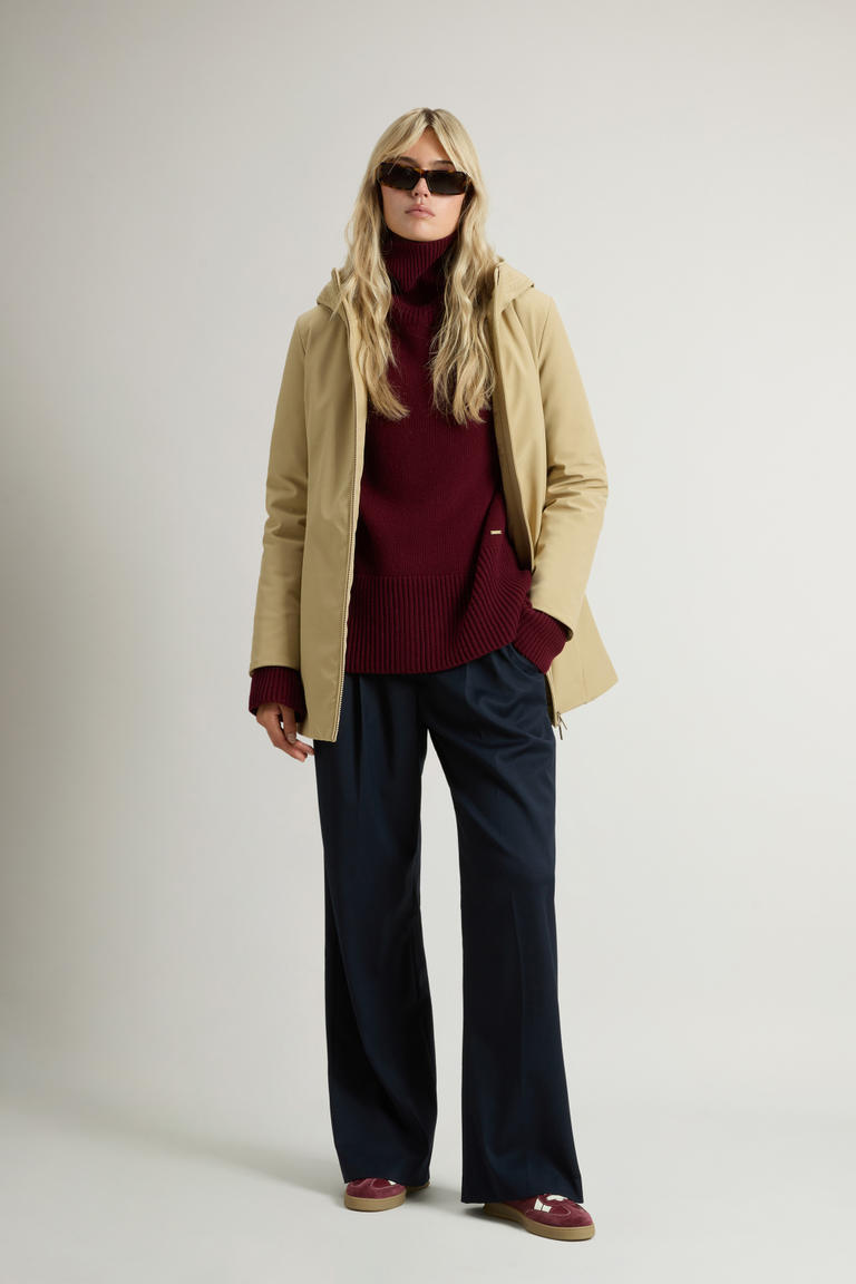 Firth Parka aus Tech Softshell Beige photo 1 | Woolrich