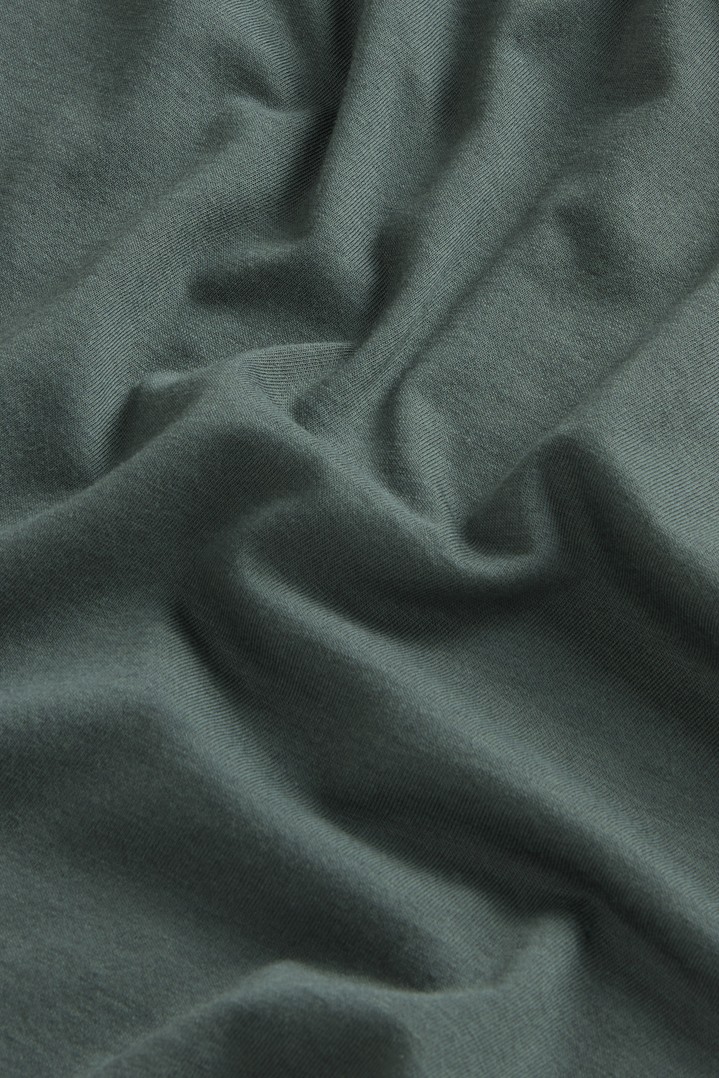 LUXE JERSEY POLO Green photo 7 | Woolrich