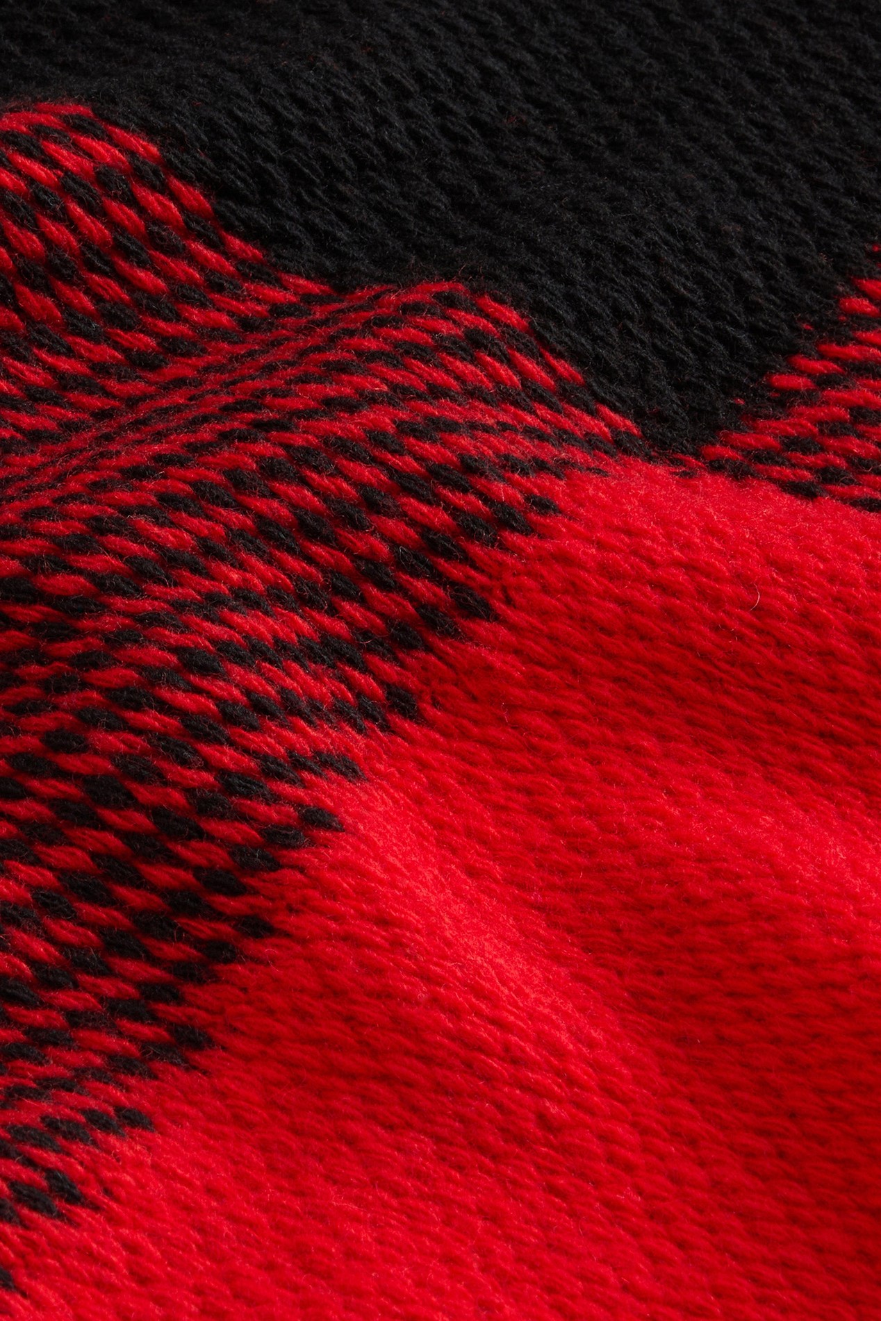 Girl'S Plaid Turtleneck in Merino Wool Blend Red photo 4 | Woolrich