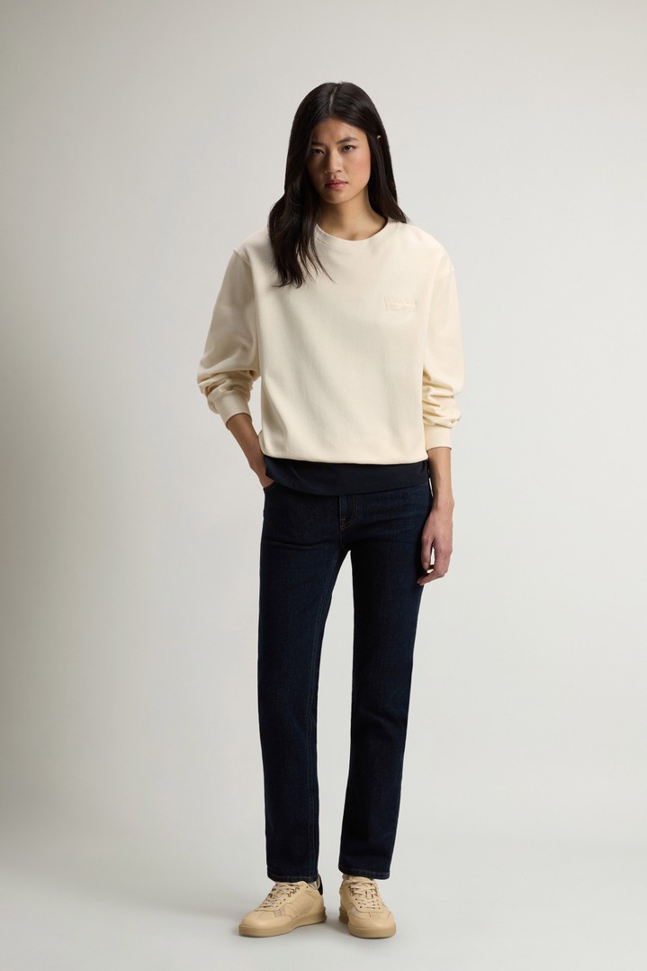 INTERLOCK CREWNECK White photo 2 | Woolrich