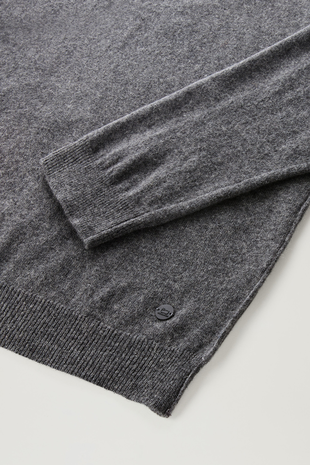 Turtleneck Sweater in Merino Wool Blend Gray photo 3 | Woolrich