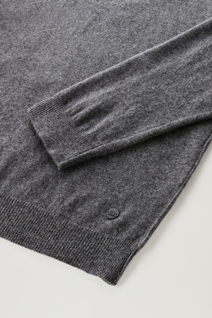 Turtleneck Sweater in Merino Wool Blend Gray photo 3 | Woolrich
