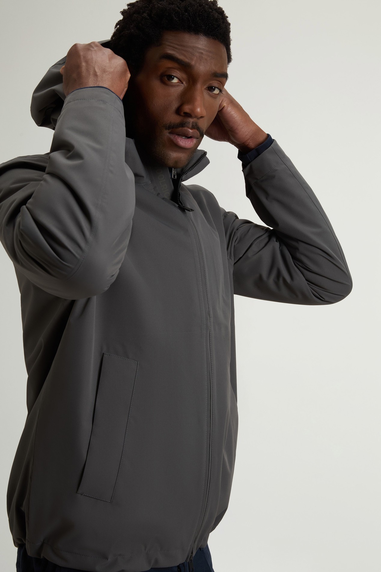 Chaqueta Pacific de tejido de dos capas Gris photo 4 | Woolrich