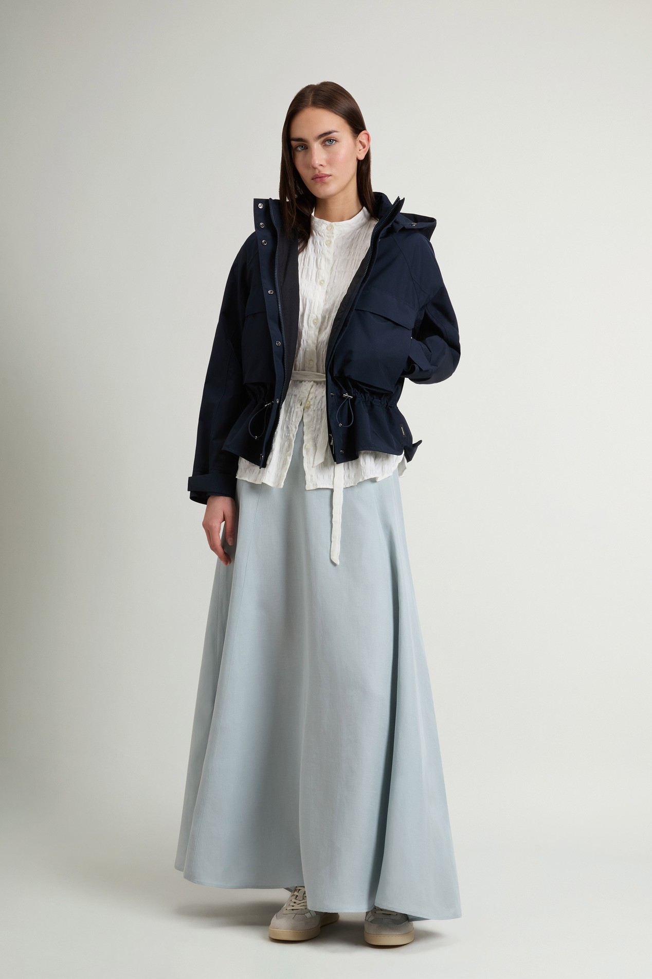 Jacket in WINDSTOPPER by GORE-TEX LABS Fabric Blue photo 2 | Woolrich