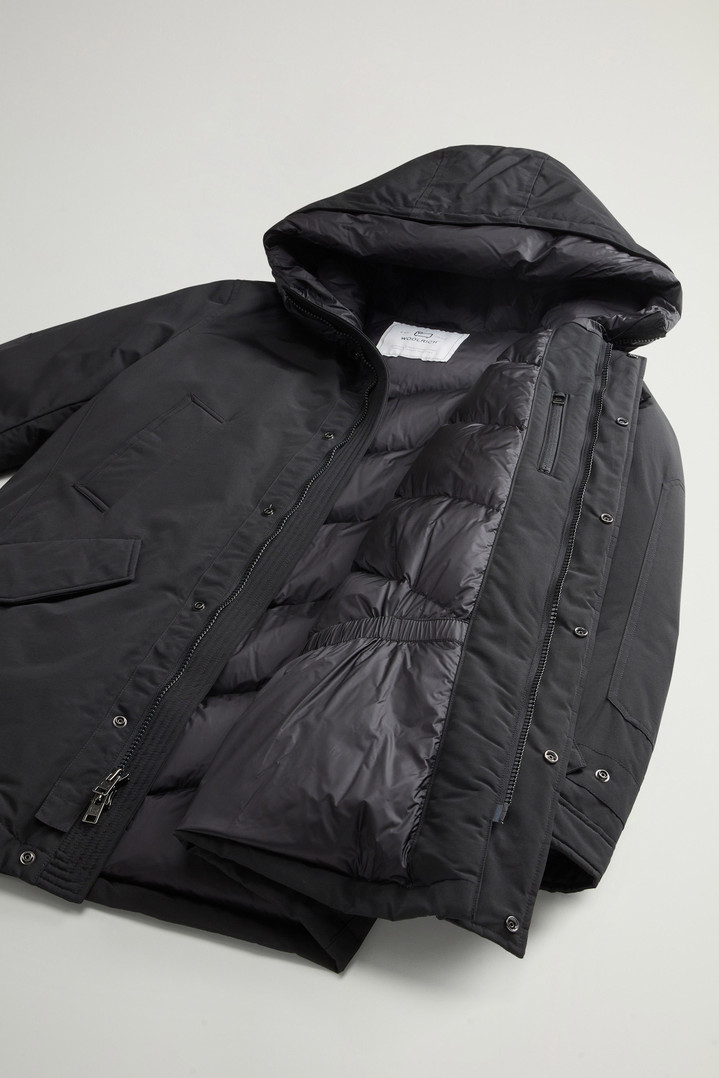 Polar Parka in Ramar Cloth with High Collar Black photo 4 | Woolrich