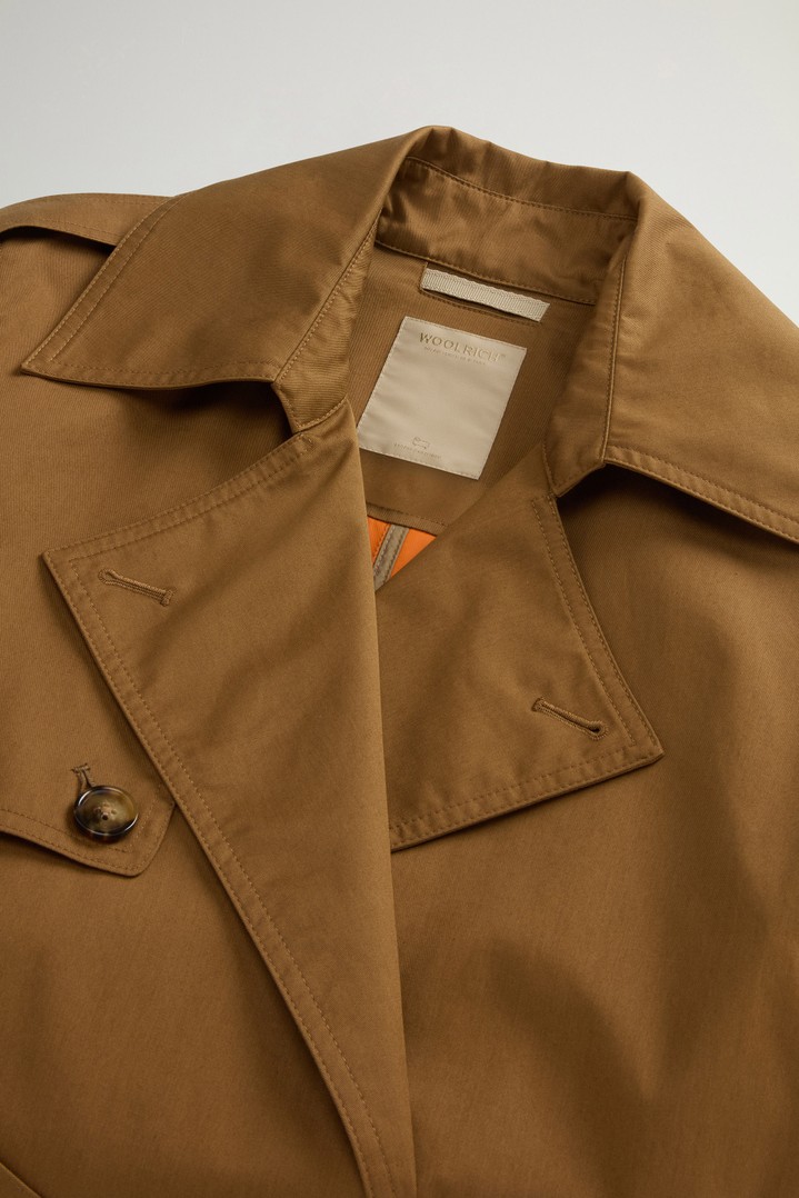 TECH COTTON TRENCH Brown photo 6 | Woolrich