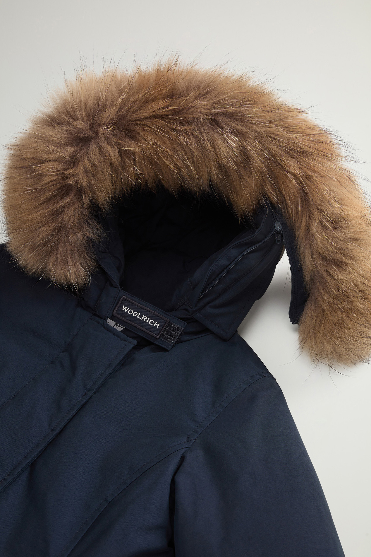 Girls' Arctic Parka with Detachable Fur Trim Blue photo 3 | Woolrich