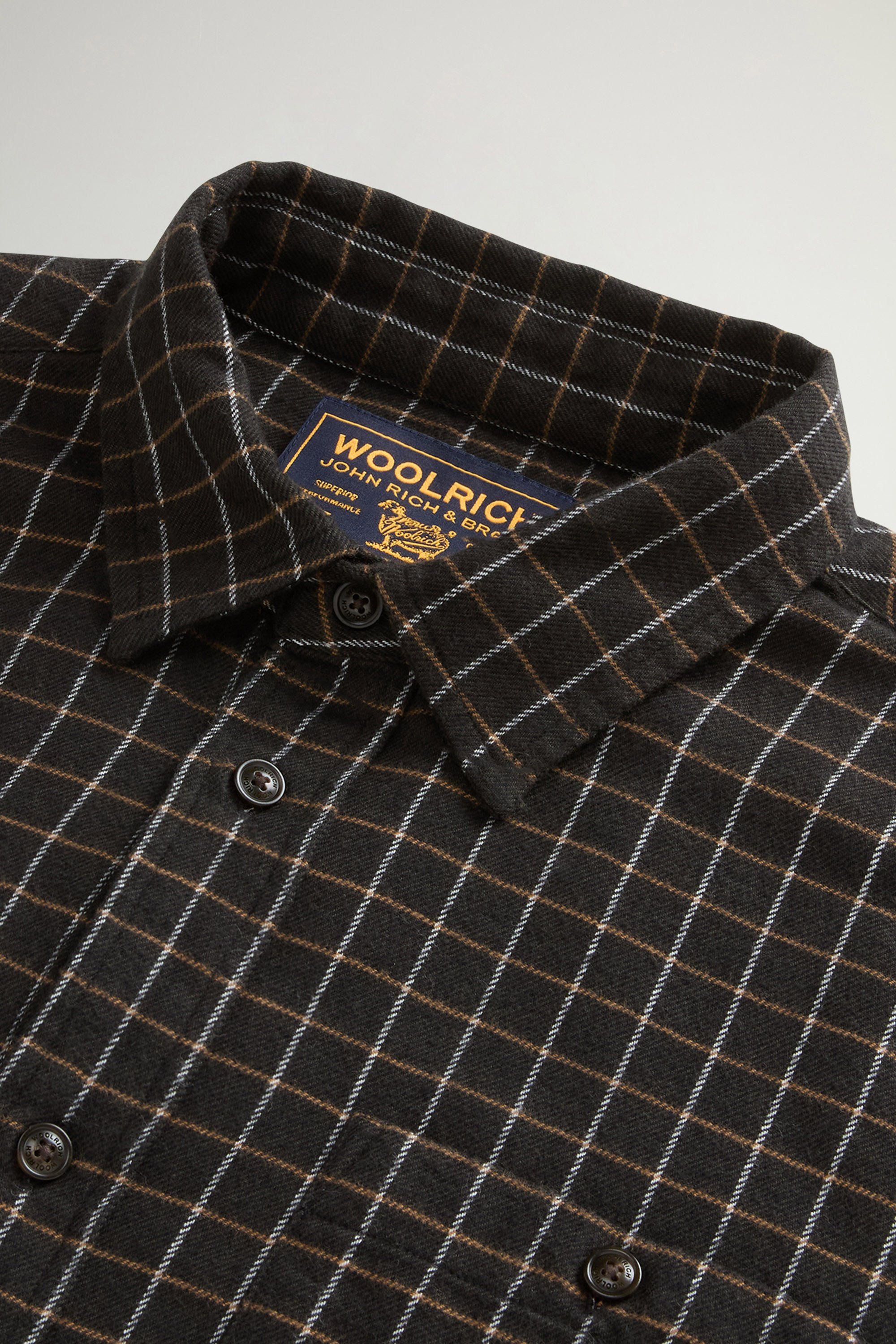 CHECK FLANNEL WARREN SHIRT Grau photo 6 | Woolrich
