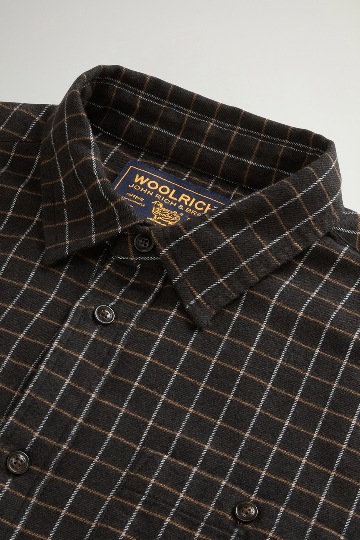 CHECK FLANNEL WARREN SHIRT Grau photo 6 | Woolrich