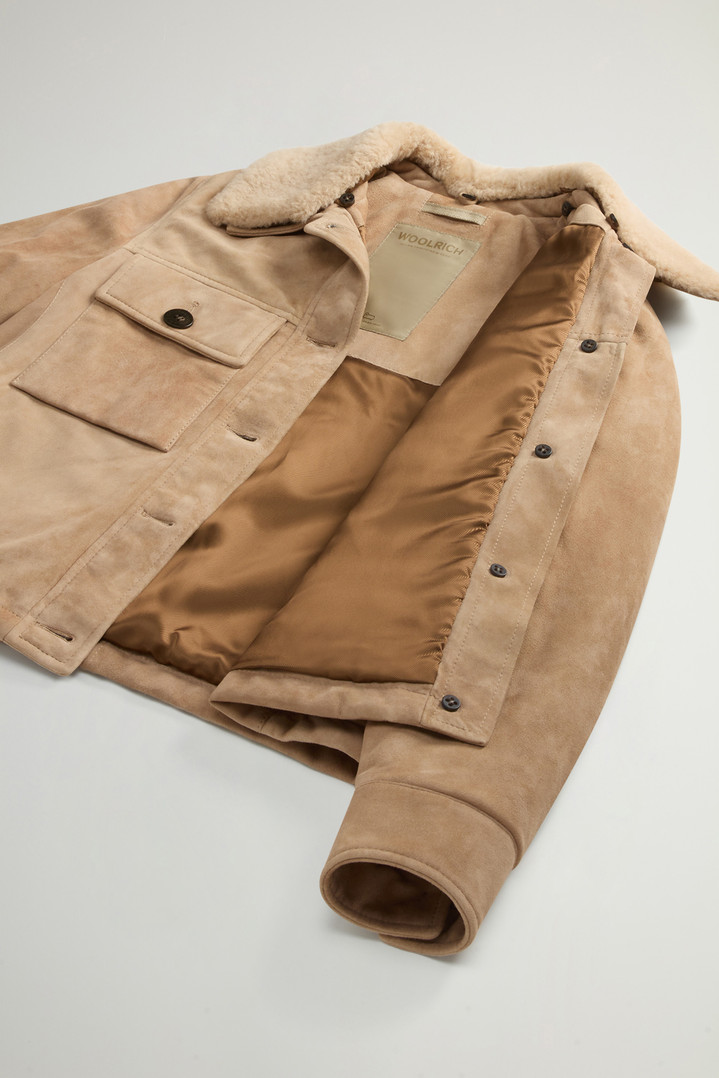 Padded Suede Jacket Beige photo 8 | Woolrich