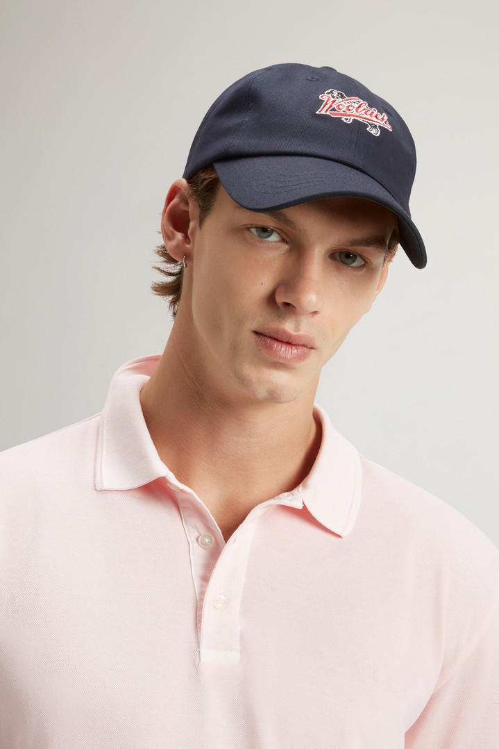 LOGO BASEBALL CAP Blue photo 4 | Woolrich