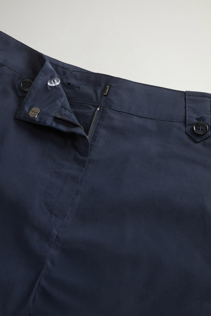 COTTON POPLIN SHORTS Blue photo 4 | Woolrich