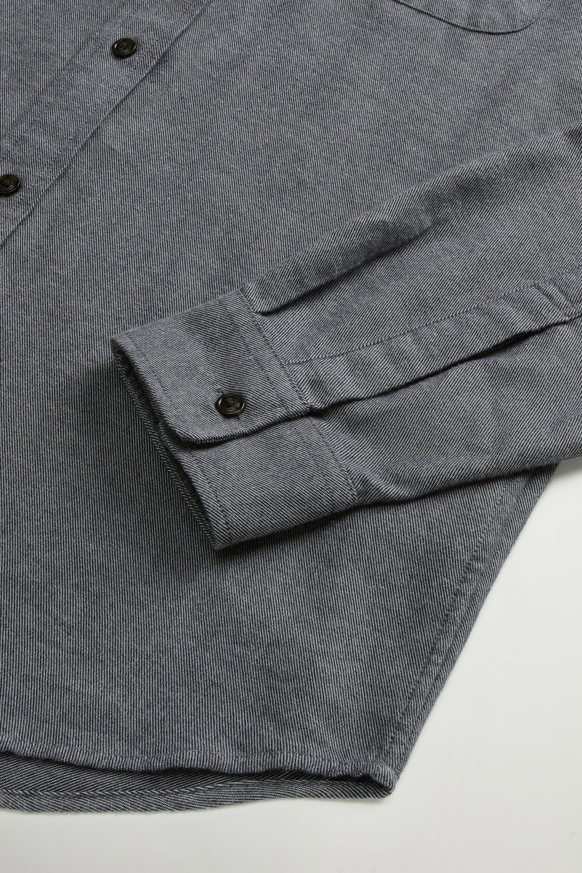 Shirt in Cotton-Blend Twill Blue photo 7 | Woolrich