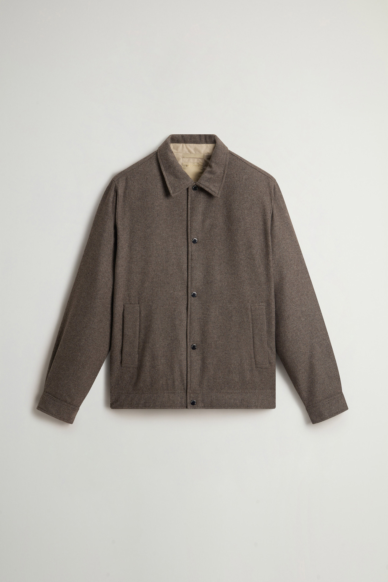 Surchemise Keating en laine italienne mélangée recyclée Marron photo 5 | Woolrich