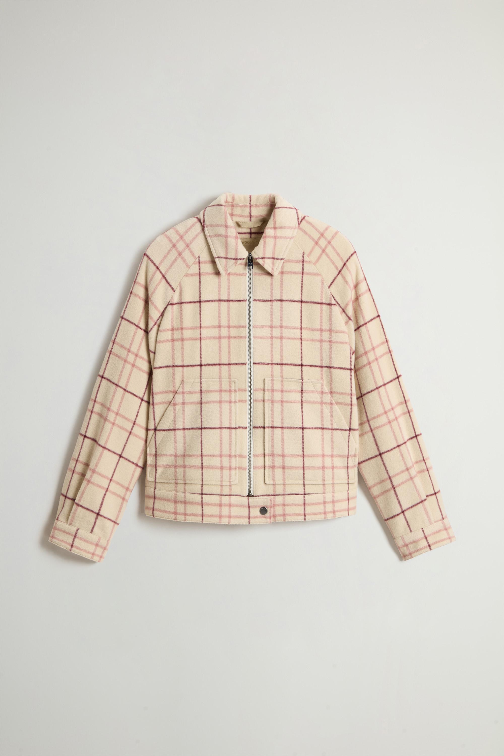 Wool-Blend Overshirt with Checked Pattern Multicolor photo 5 | Woolrich