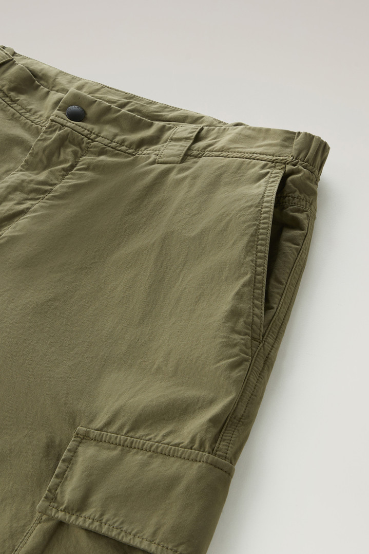 Cargo Pants in Pure Cotton Gabardine Green photo 3 | Woolrich