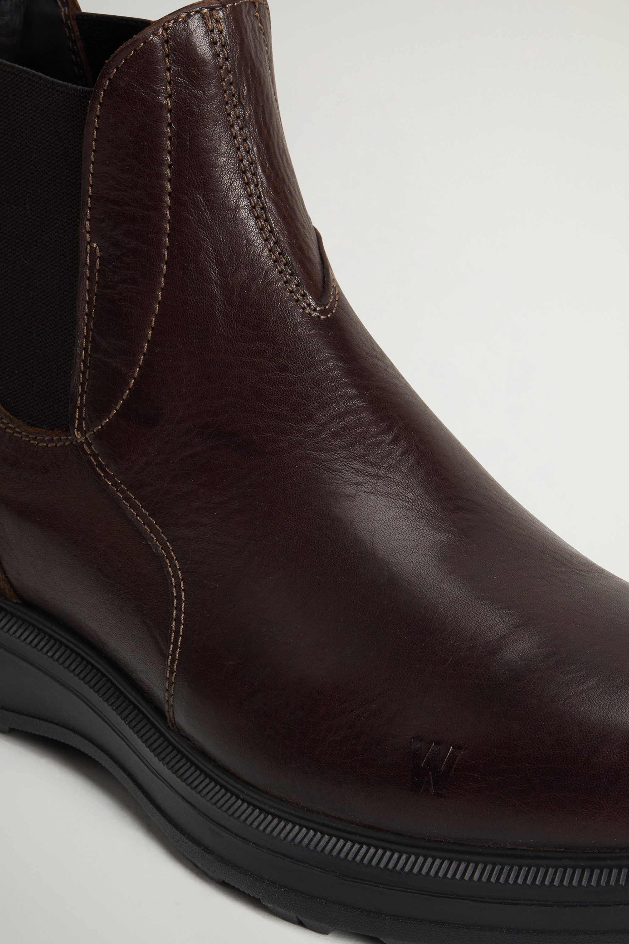 Stone Grove Ankle Boots in Cowhide Leather Brown photo 5 | Woolrich