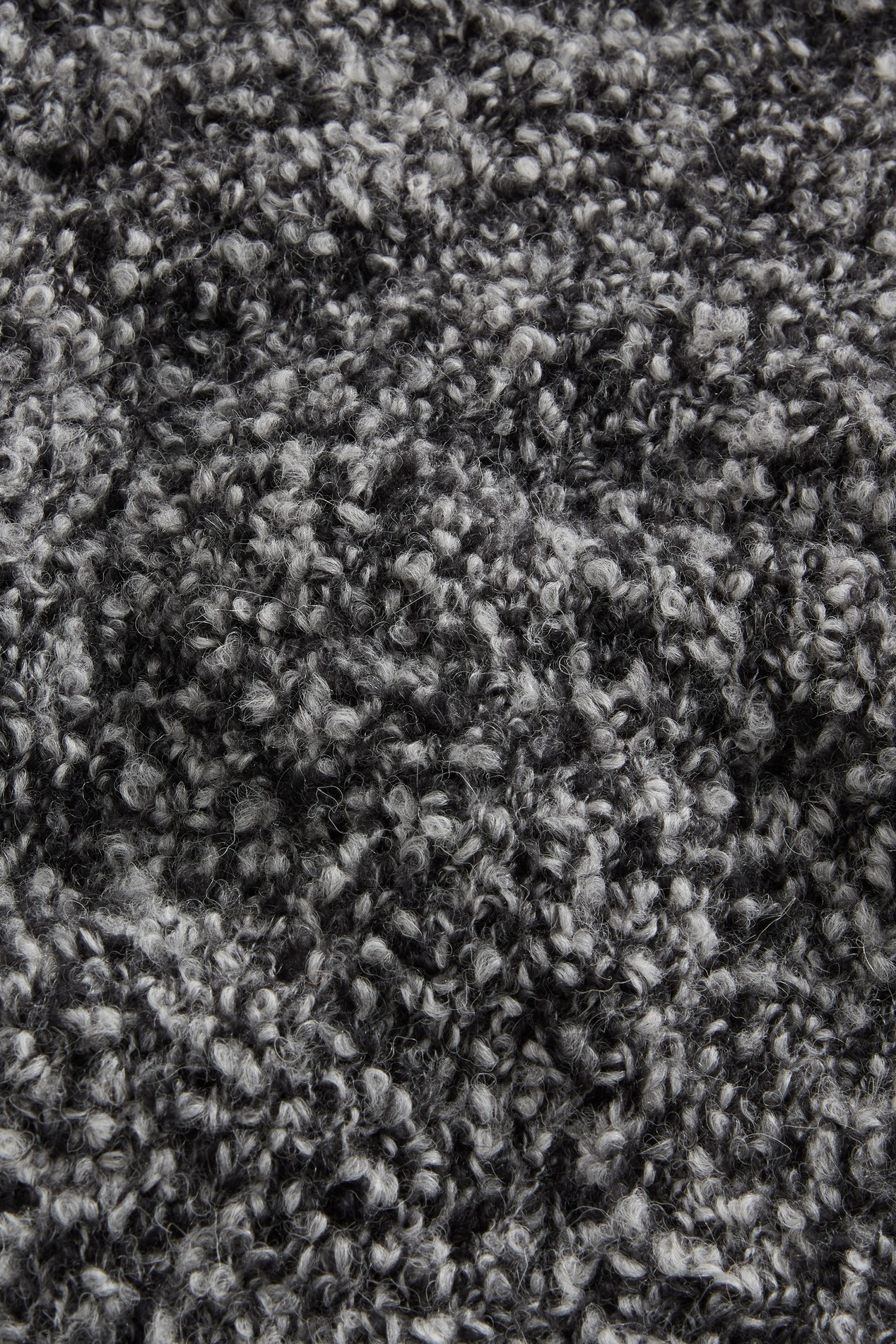 3GG BOUCLE TURTLENECK Black photo 6 | Woolrich