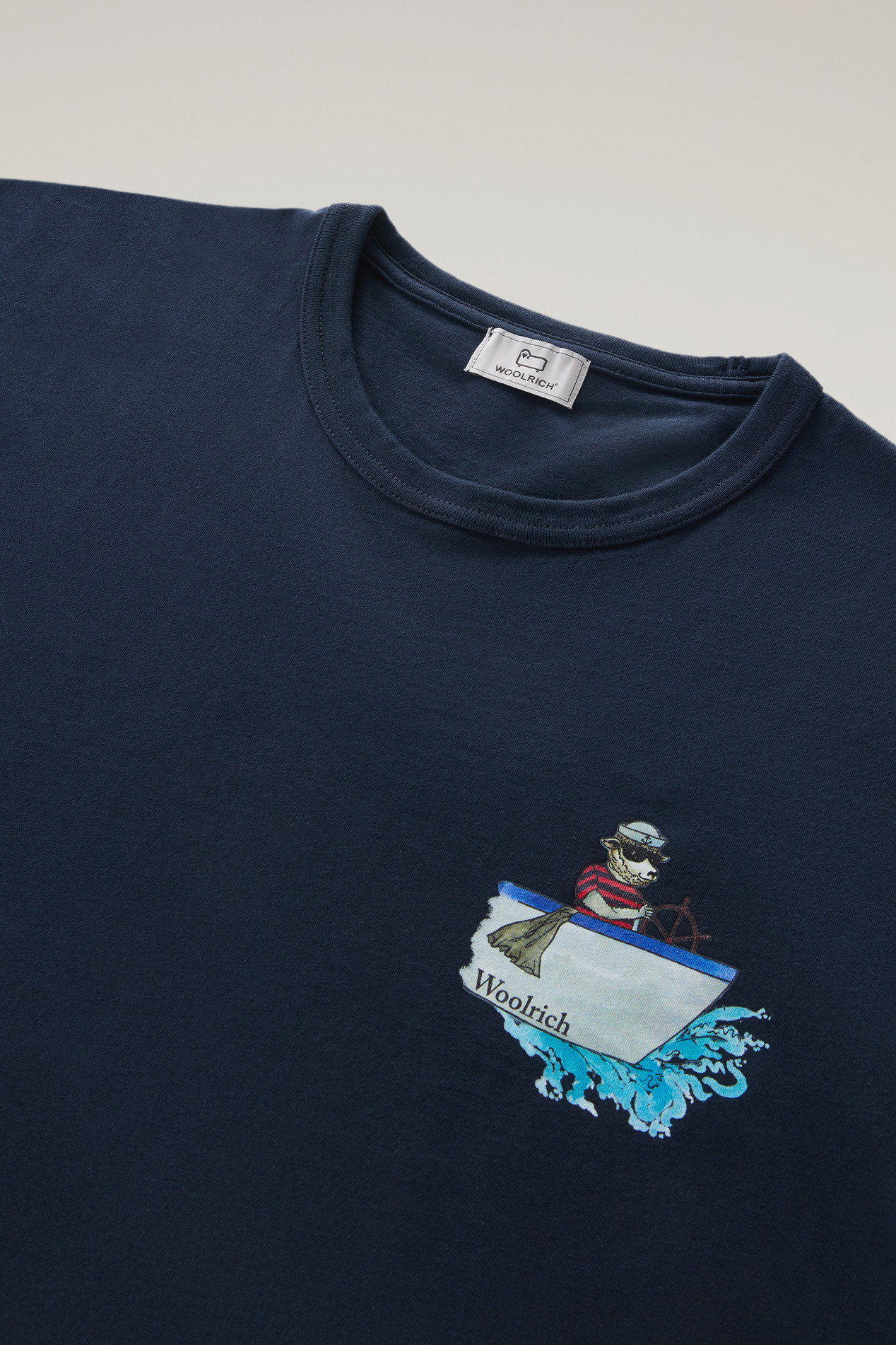 ANIMATED SHEEP T-SHIRT Blue photo 2 | Woolrich