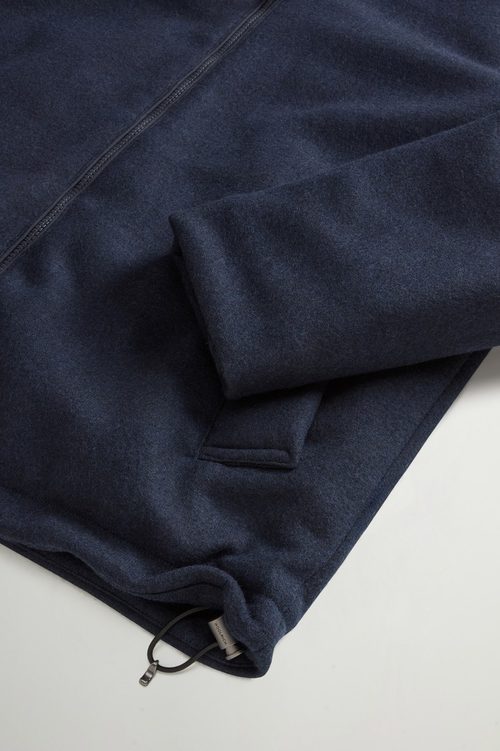 KNITTED WOOL PACIFIC JACKET Blue photo 7 | Woolrich