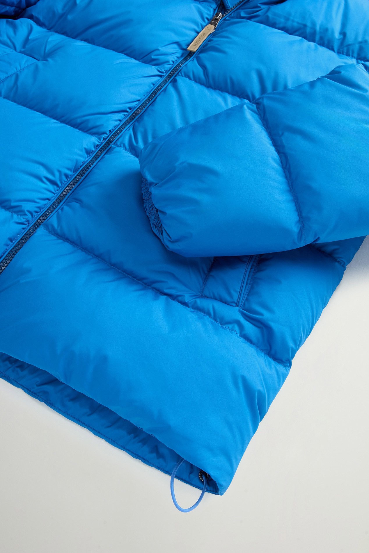 Cloud Down Jacket in Microfiber Blue photo 7 | Woolrich