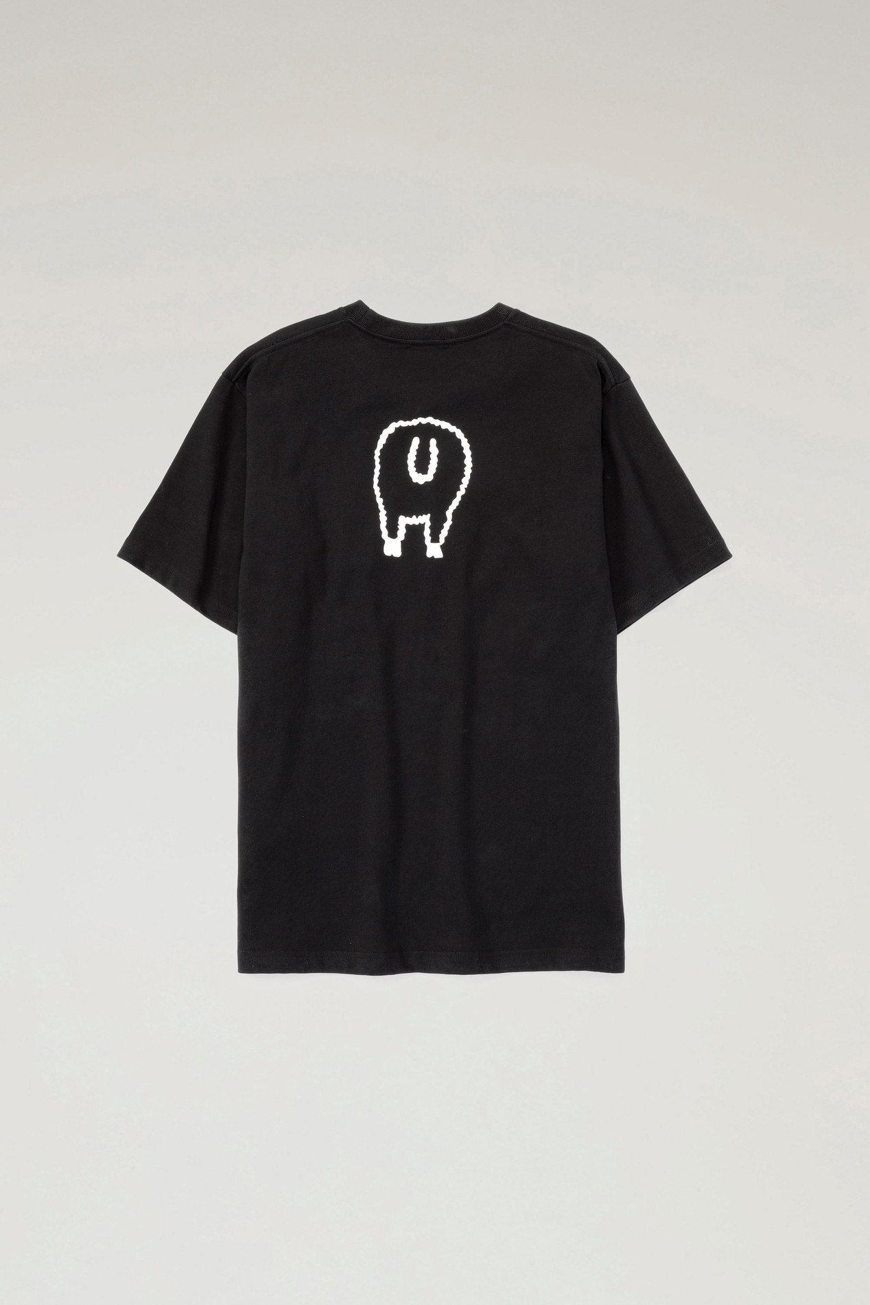 Sheep T-shirt in Pure Cotton Black photo 2 | Woolrich