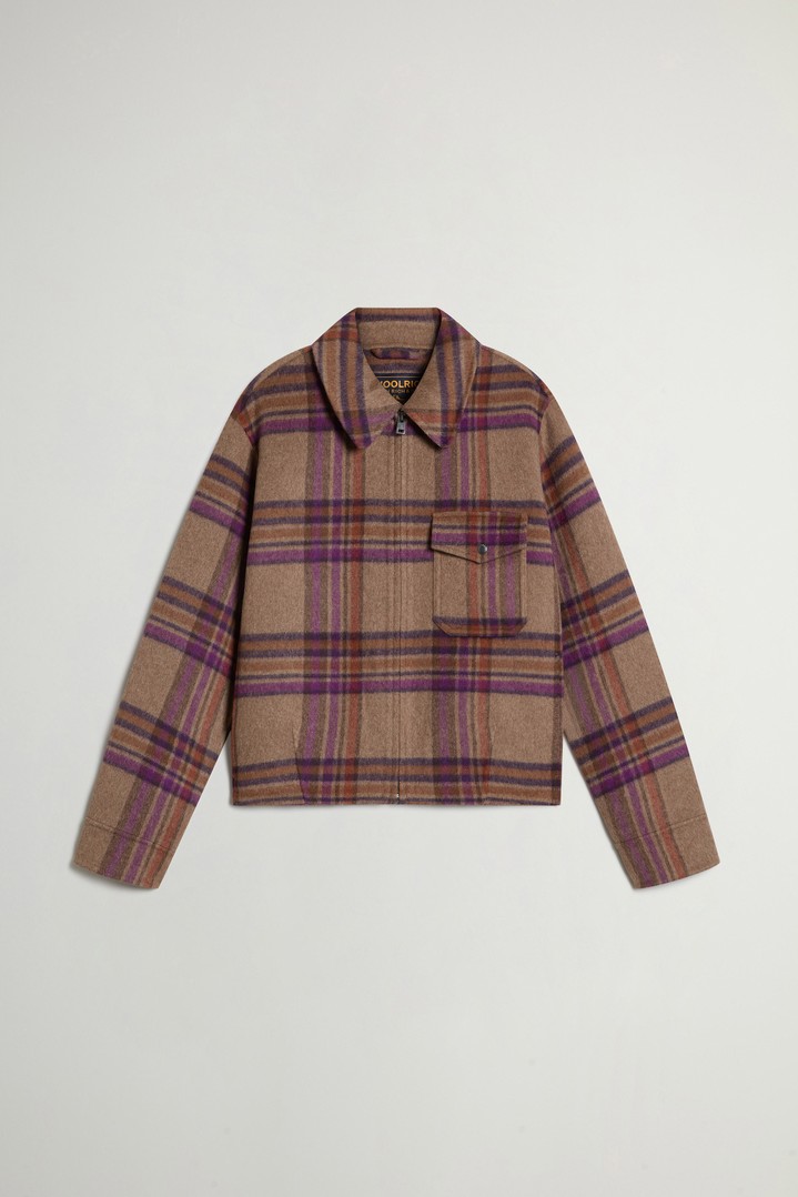 Jacket in Double-Face Wool Blend Brown photo 1 | Woolrich