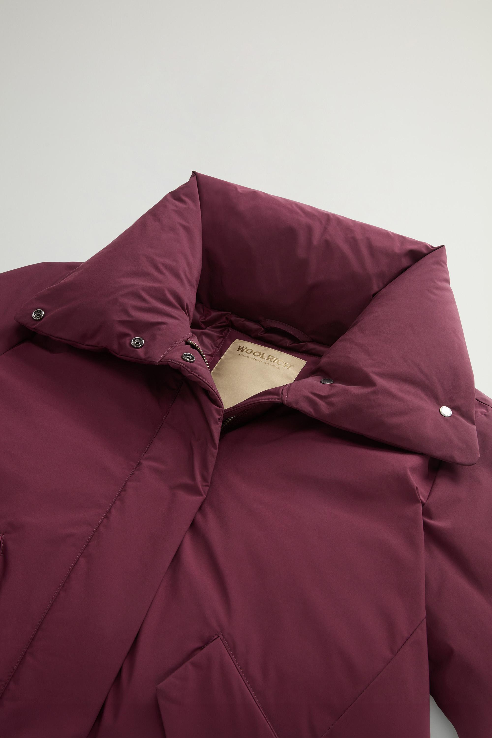 LUXURY COCOON JACKET Burgundy photo 7 | Woolrich