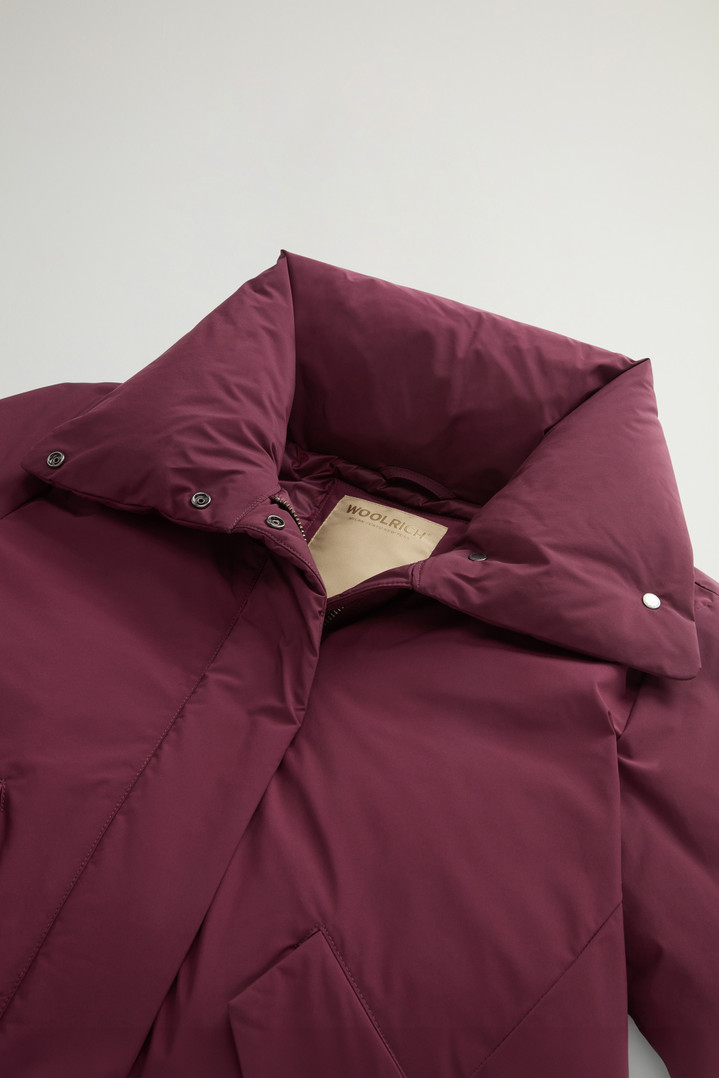 LUXURY COCOON JACKET Burgundy photo 7 | Woolrich