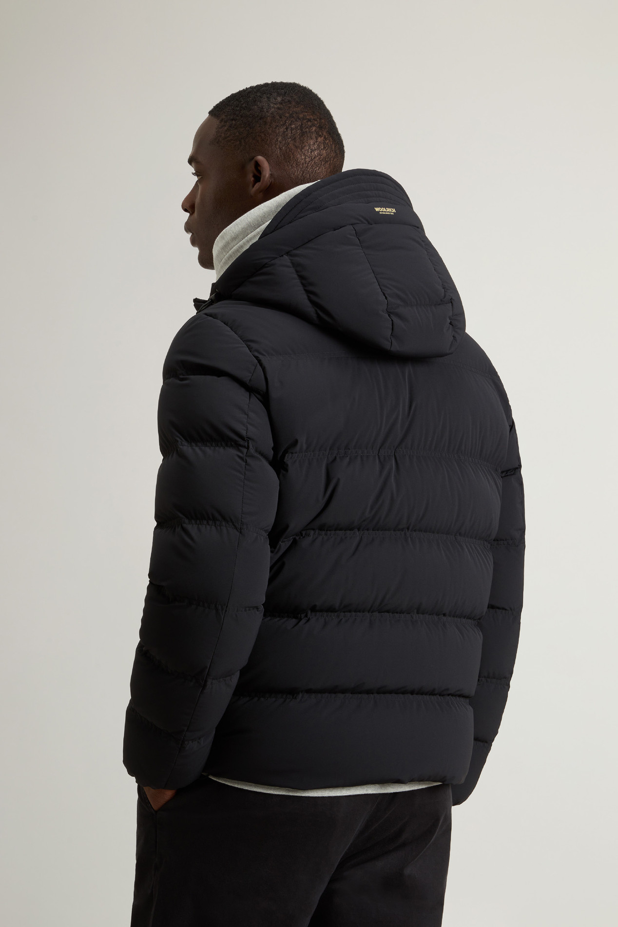 MATT STRETCH PUFFER JACKET Black photo 3 | Woolrich