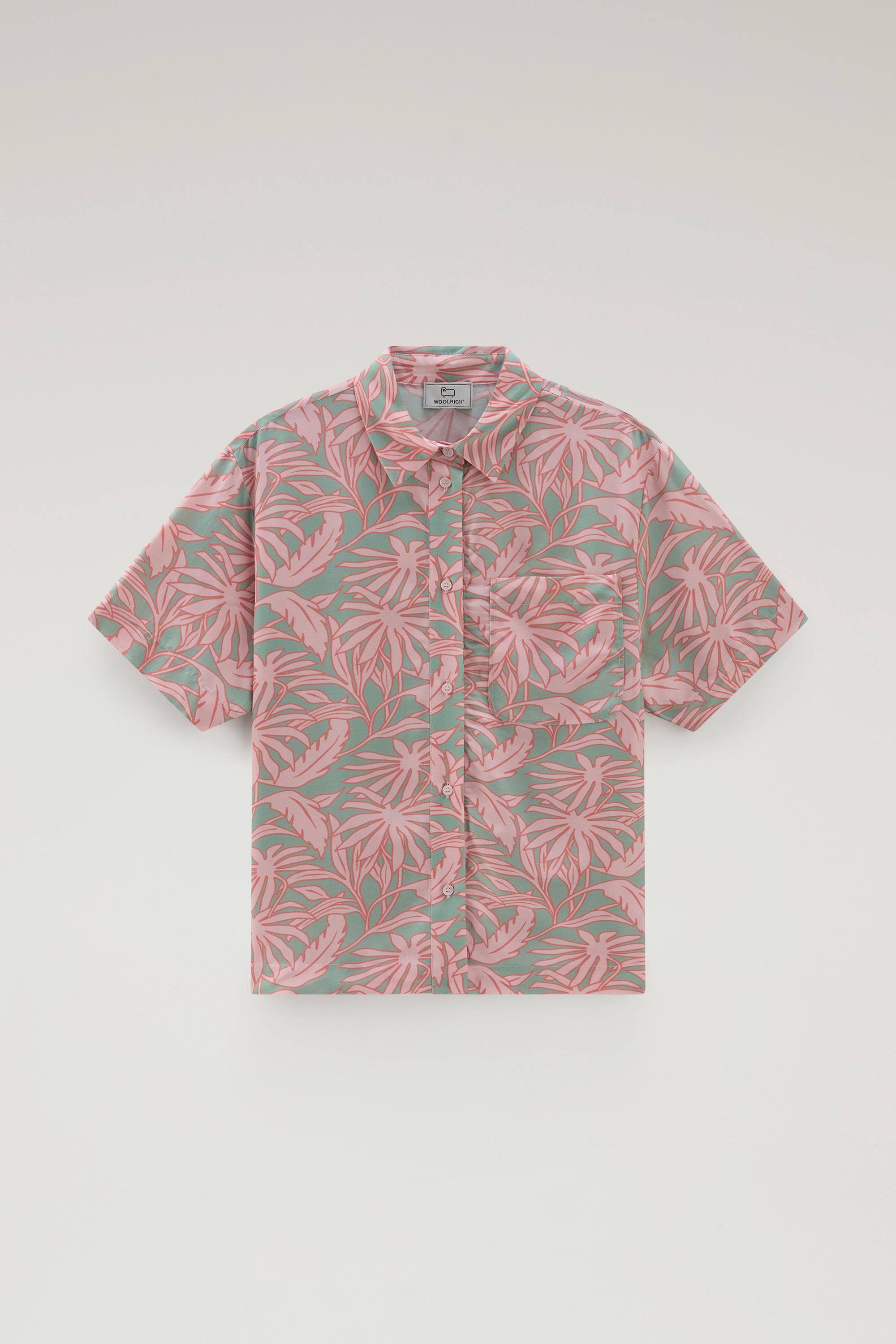 Shirt with Tropical Print Pink photo 1 | Woolrich