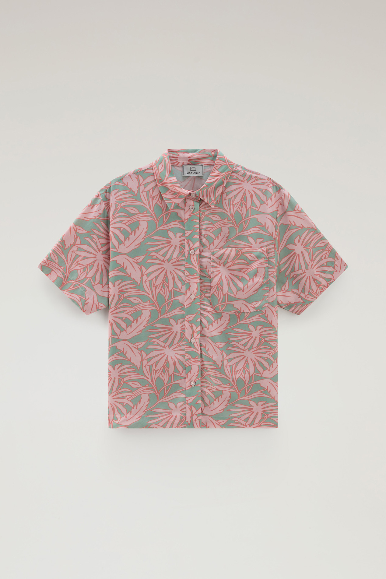 PRINTED FLUID SHIRT Pink photo 1 | Woolrich