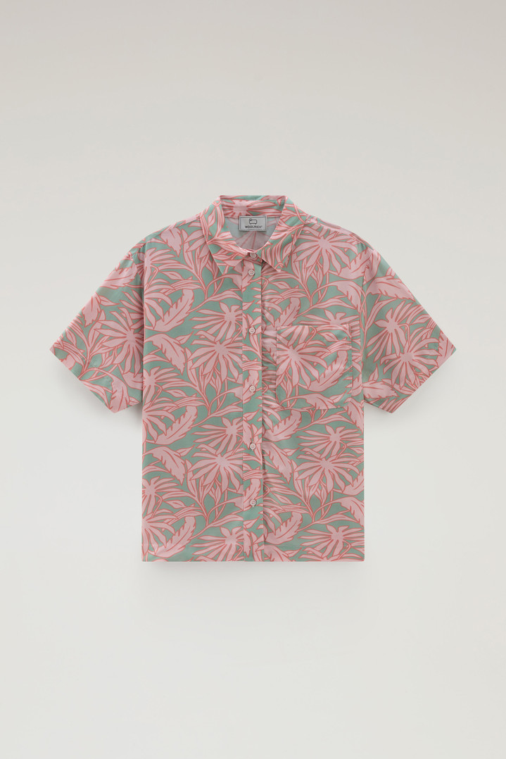 PRINTED FLUID SHIRT Pink photo 1 | Woolrich