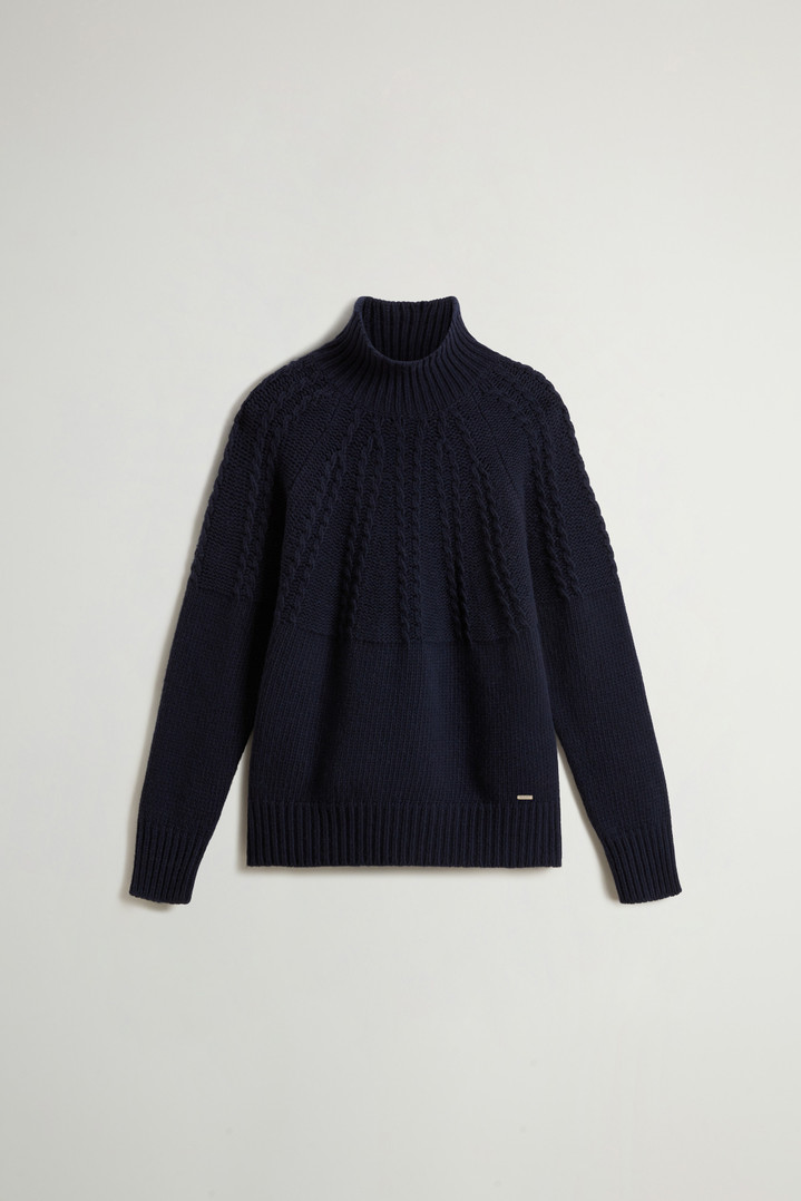 FAIRISLE TURTLENECK Blue photo 5 | Woolrich