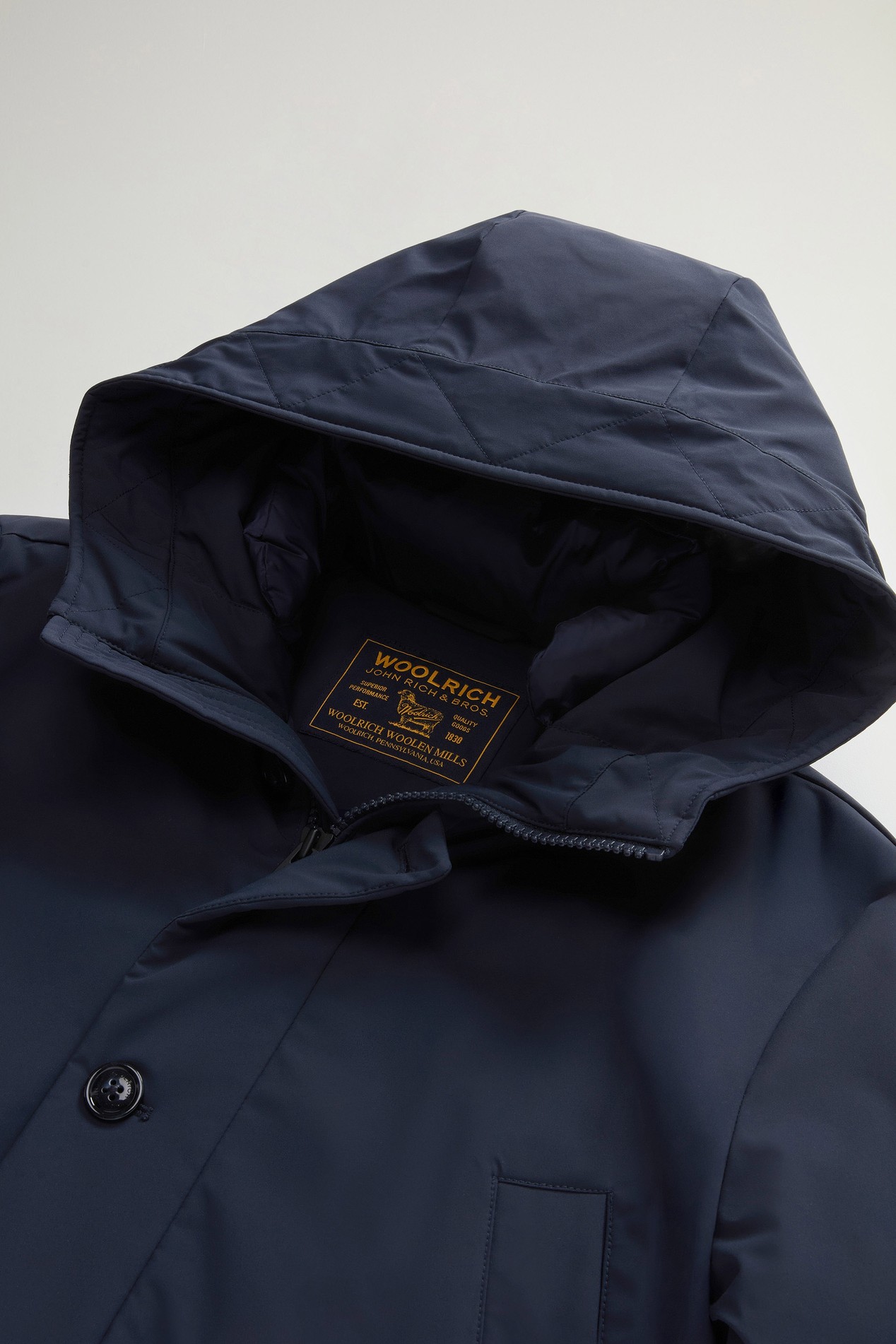 STRETCH PARKA Blue photo 6 | Woolrich