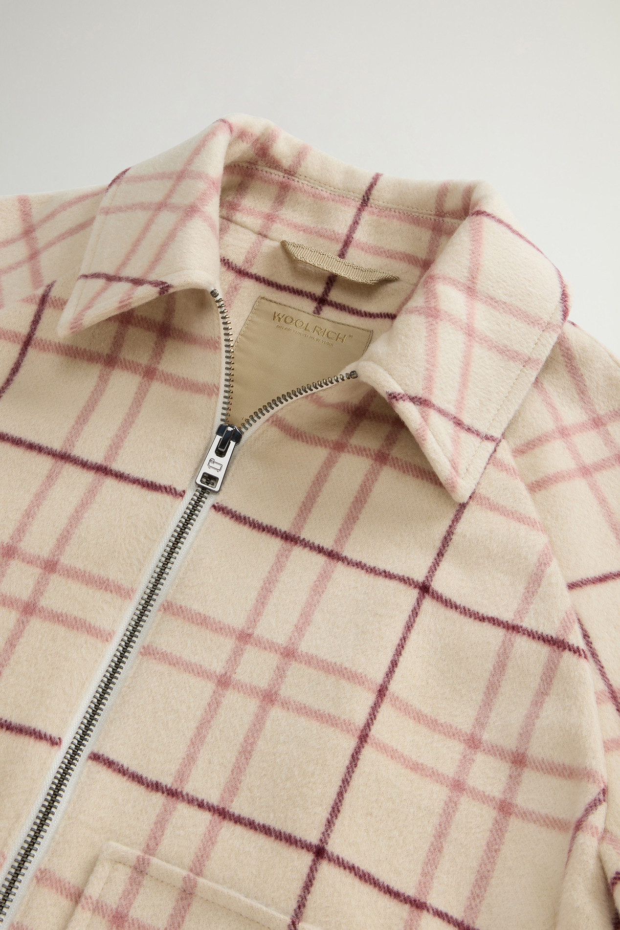 Wool-Blend Overshirt with Checked Pattern Multicolor photo 6 | Woolrich
