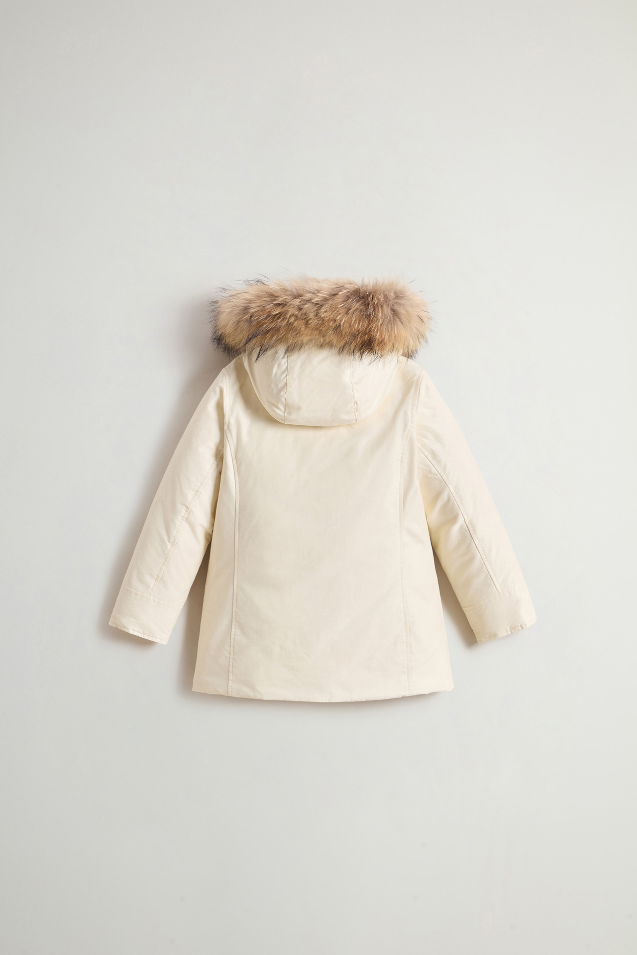 Girls' Arctic Parka with Detachable Fur Trim White photo 2 | Woolrich