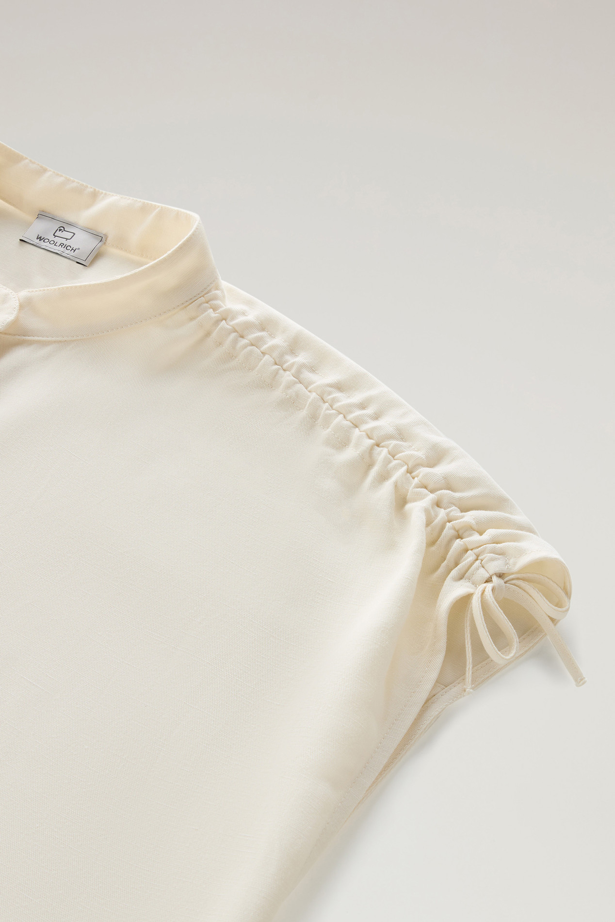 Blouse in Linen Blend White photo 3 | Woolrich