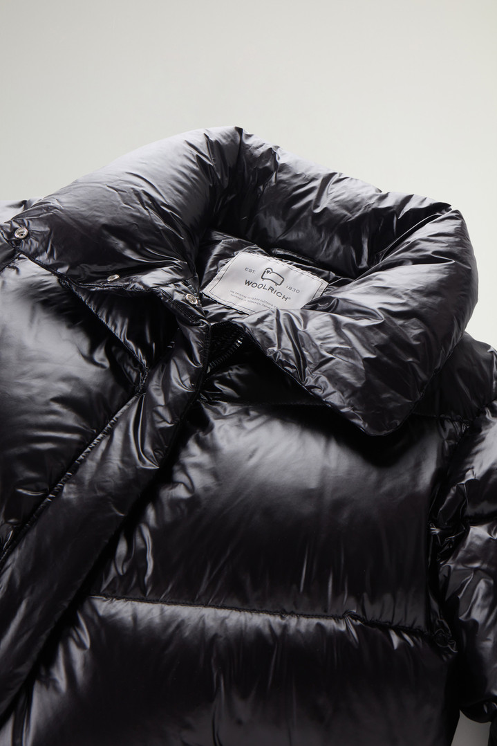 Aliquippa Down Jacket in Glossy Nylon Black photo 2 | Woolrich