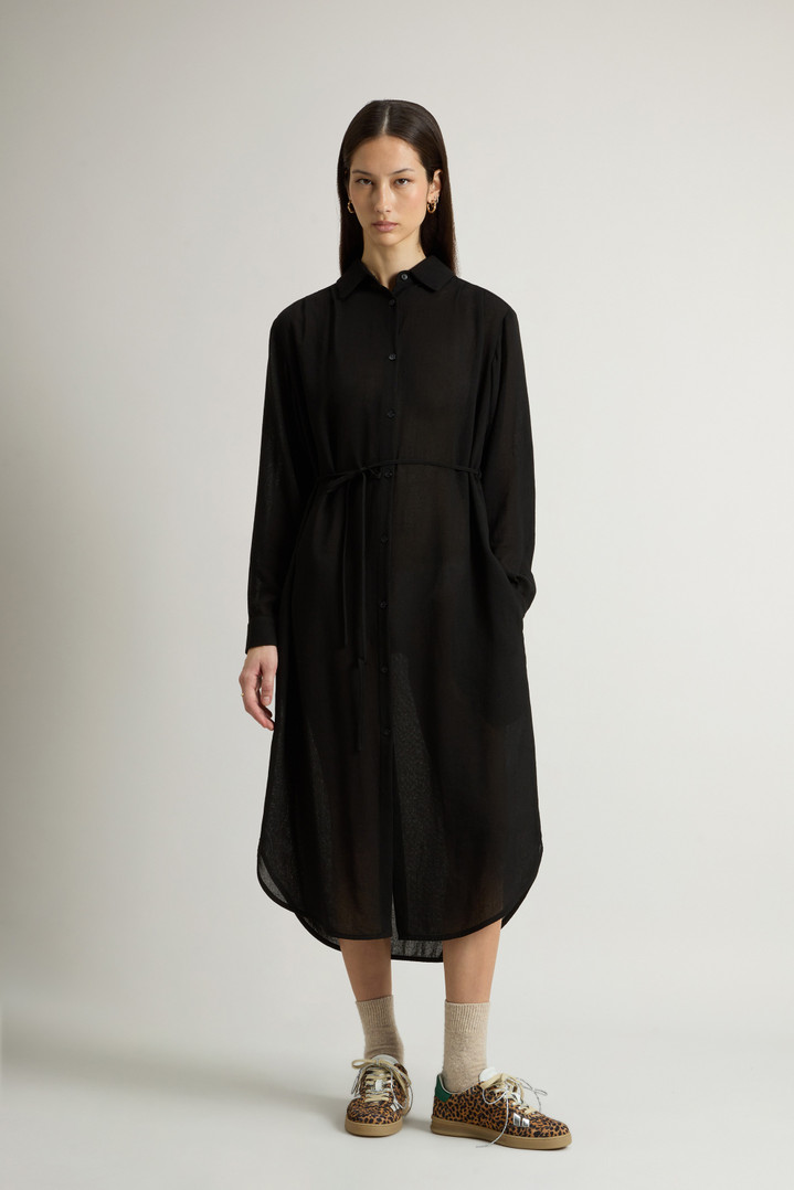 Dress in Italian Brushed Fabric Black photo 1 | Woolrich