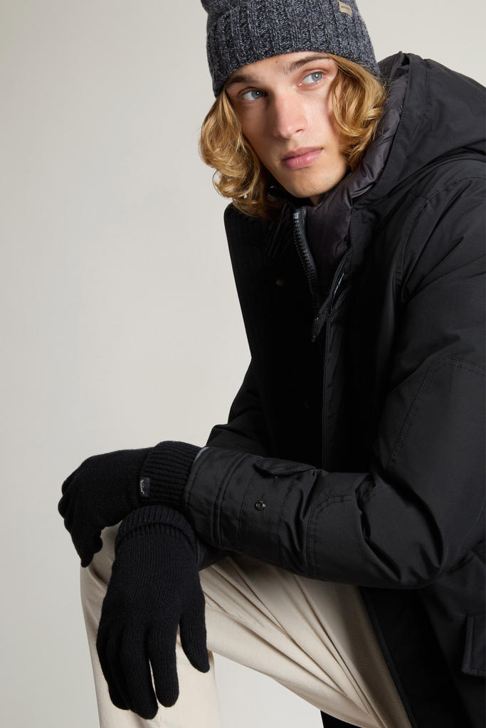 Gloves in Wool Blend Black photo 5 | Woolrich