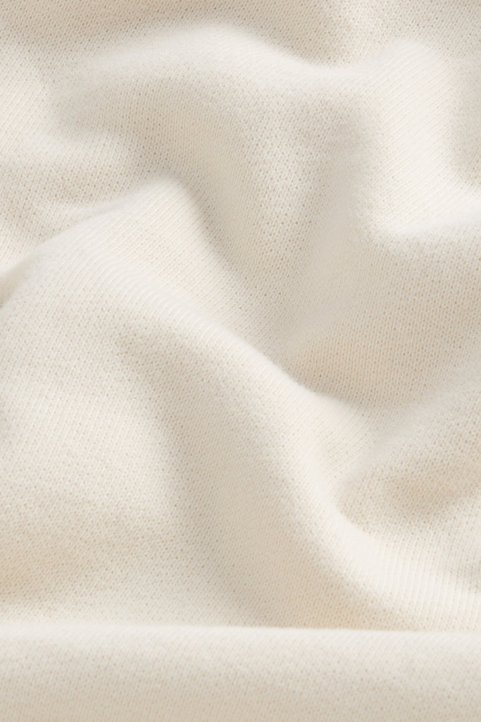 Crewneck Sweatshirt in Pure Cotton with Embroidered Logo White photo 6 | Woolrich