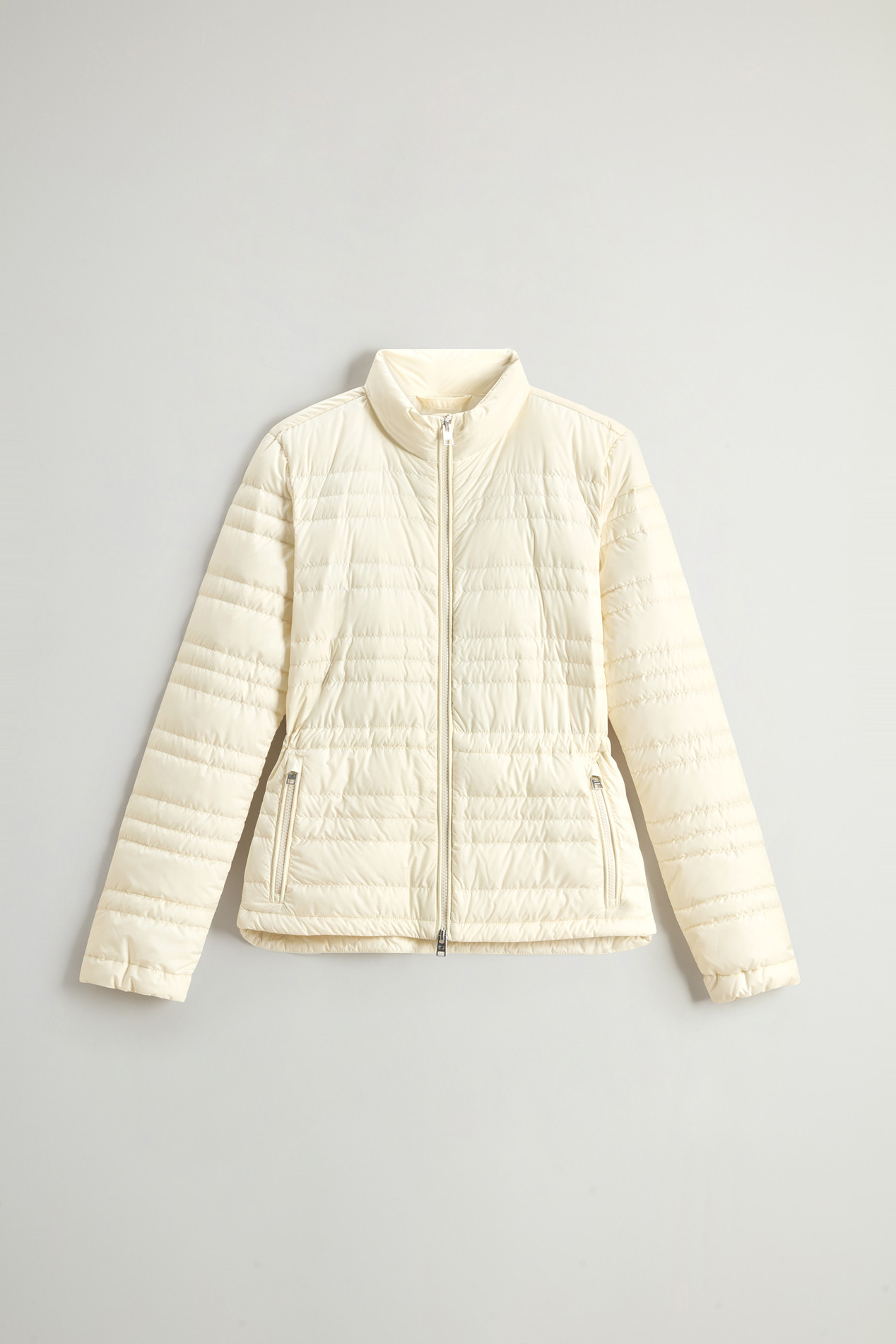 Padded Microfiber Jacket White photo 5 | Woolrich