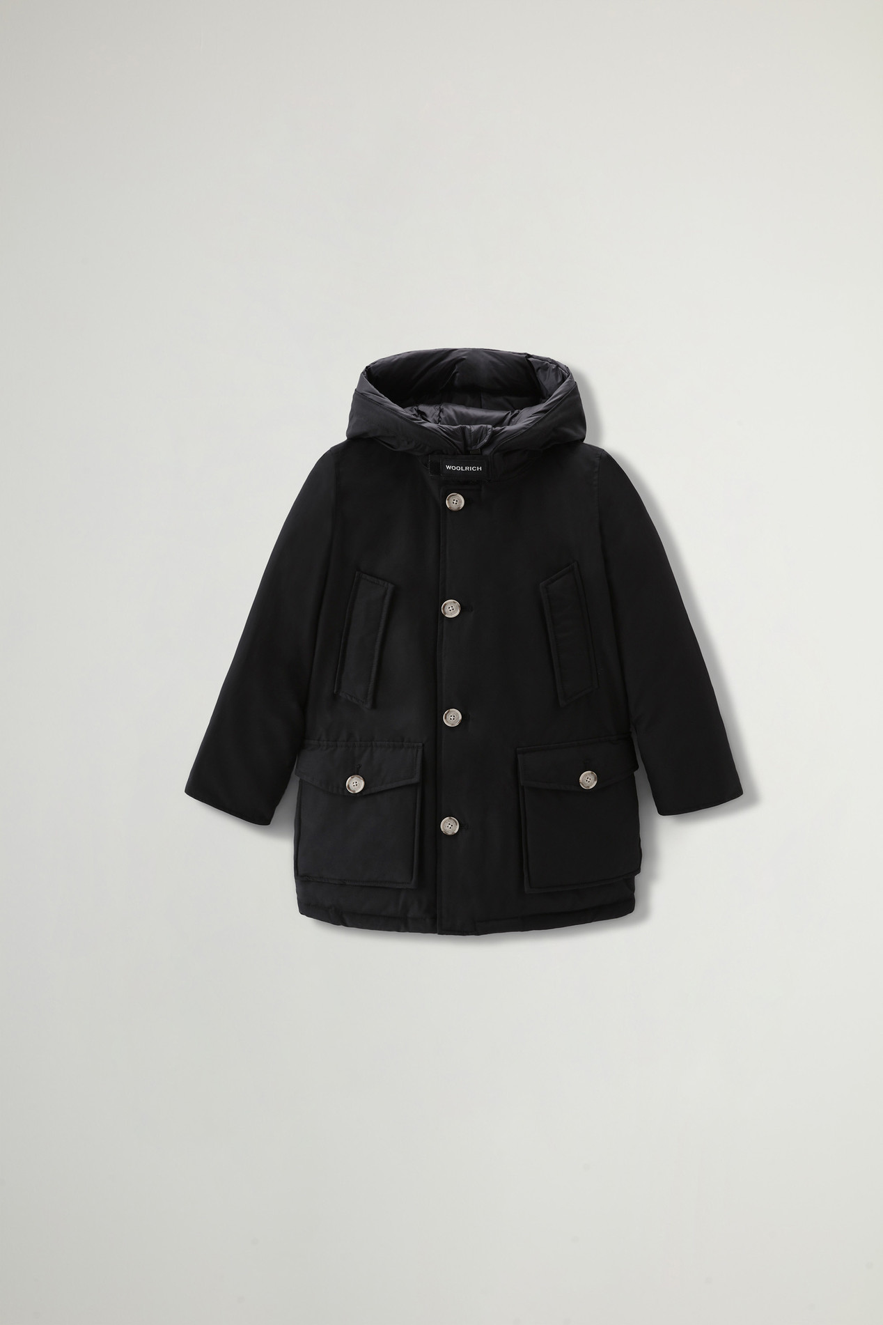 Boys' Arctic Parka in Ramar Cloth Black photo 1 | Woolrich