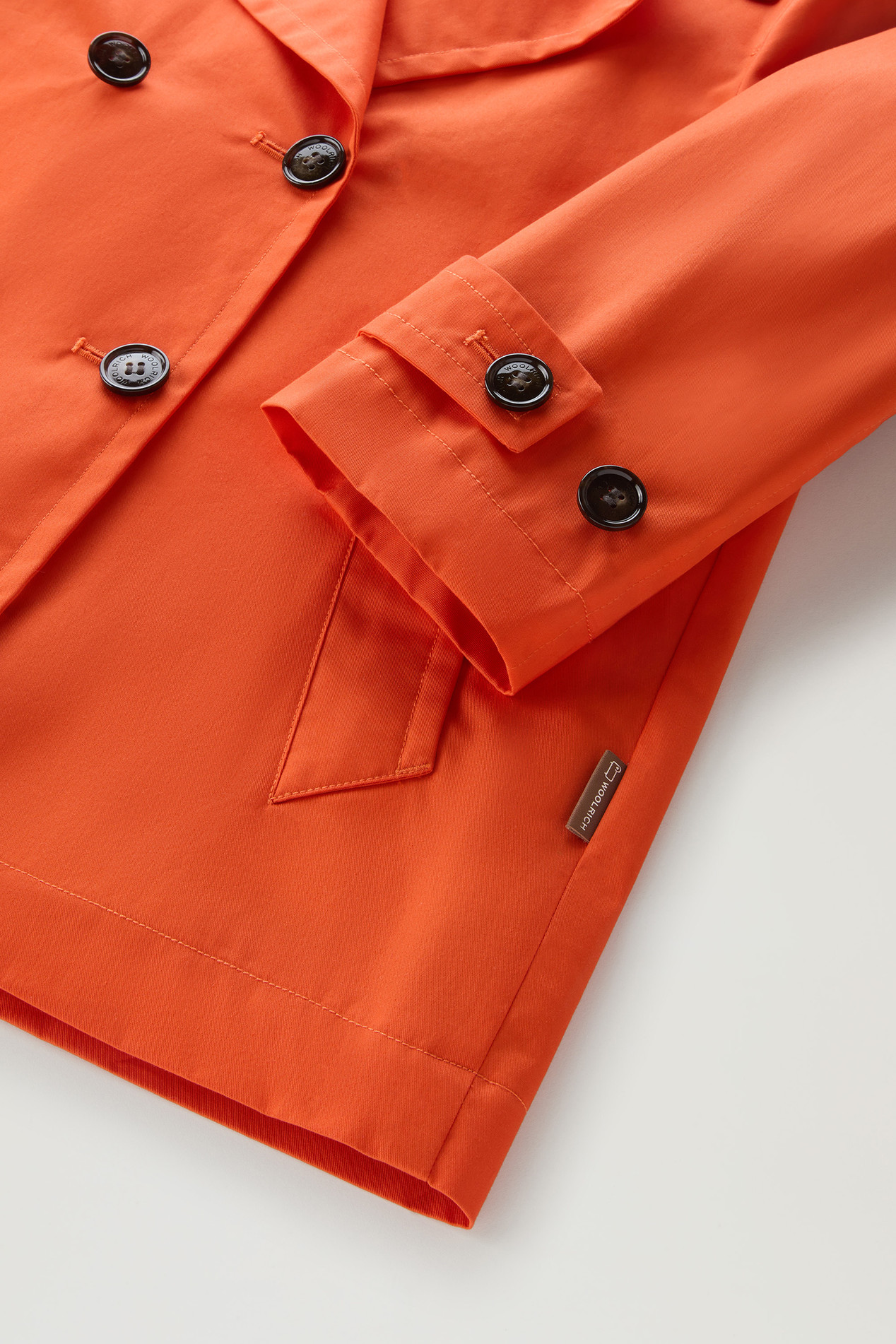 Havice Peacoat in Best Cotton Orange photo 3 | Woolrich