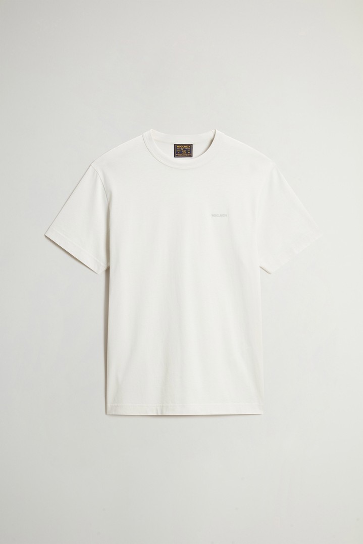 T-shirt en pur coton bio Blanc photo 5 | Woolrich