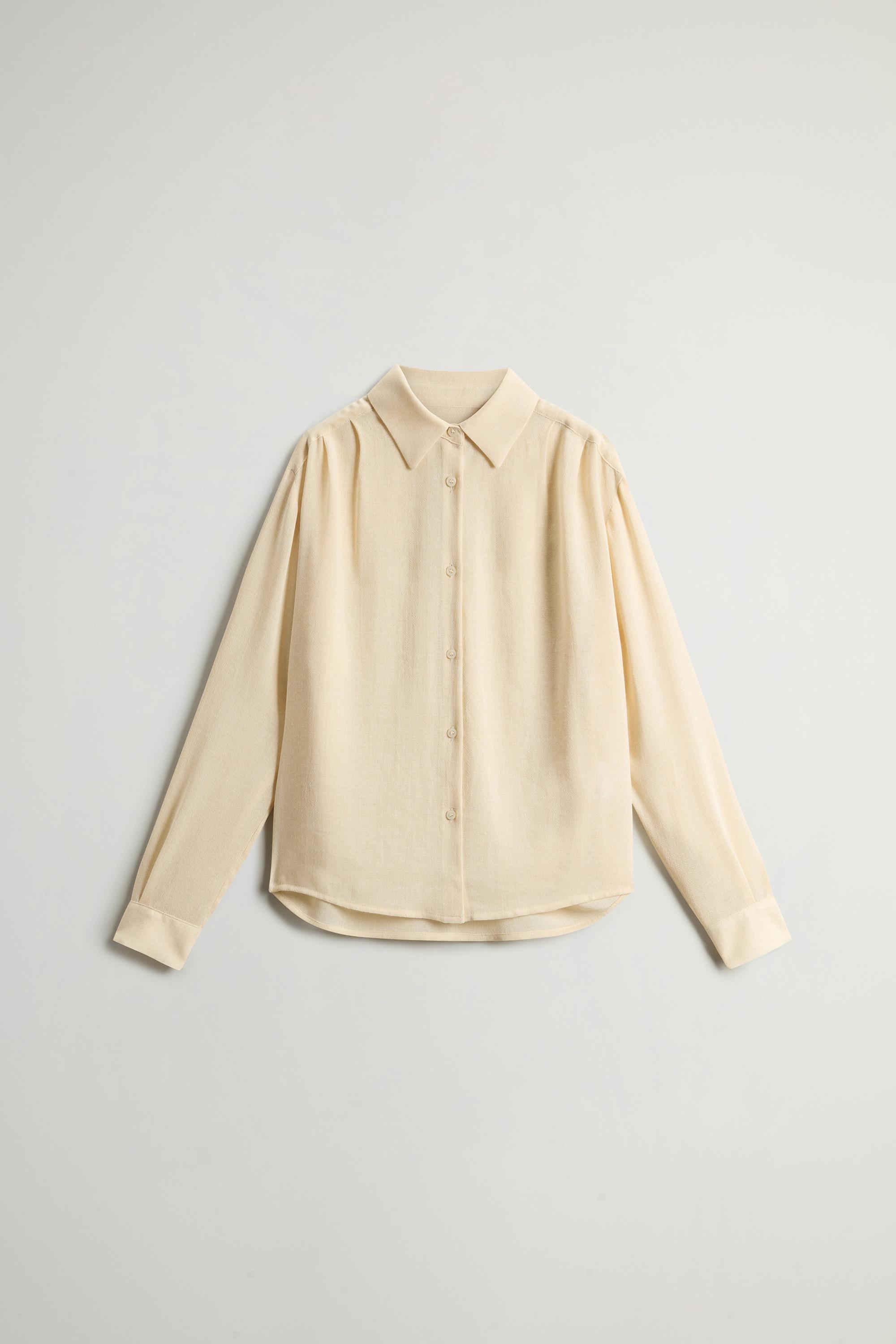 Shirt in Italian Brushed Fabric White photo 5 | Woolrich