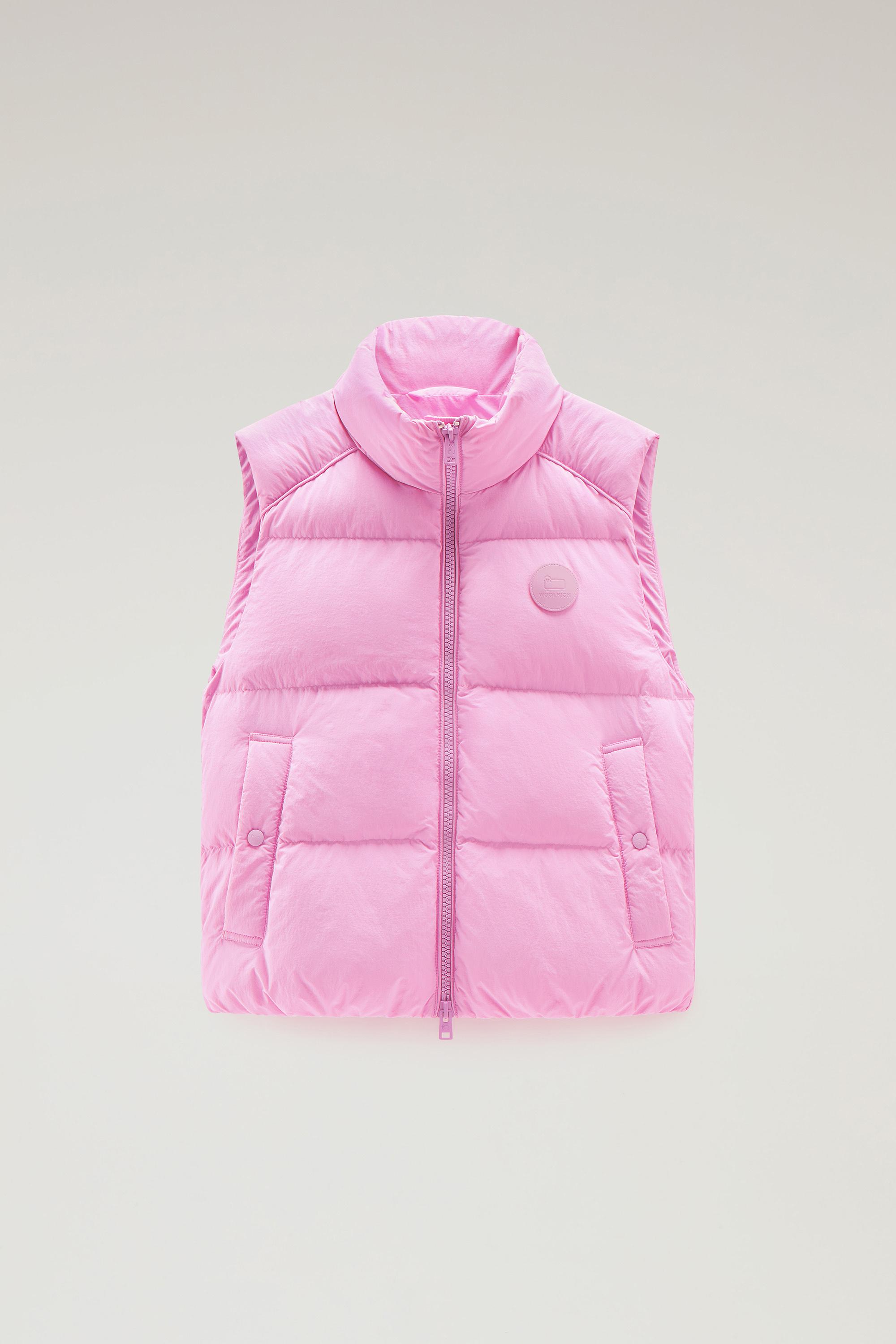 Quilted Vest in Eco Taslan Nylon Pink photo 1 | Woolrich