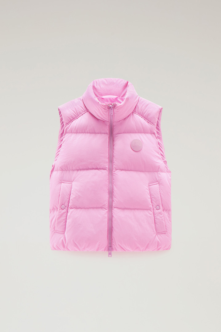 Quilted Vest in Eco Taslan Nylon Pink photo 1 | Woolrich